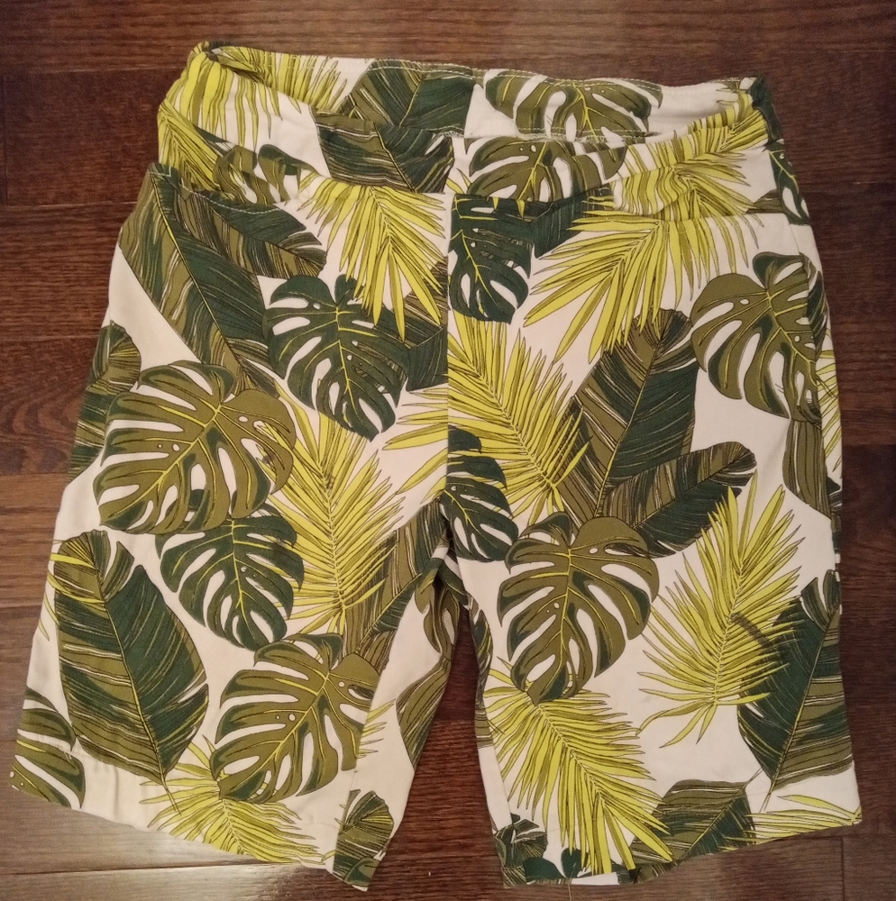Time and Tru Tropical Bermuda Shorts